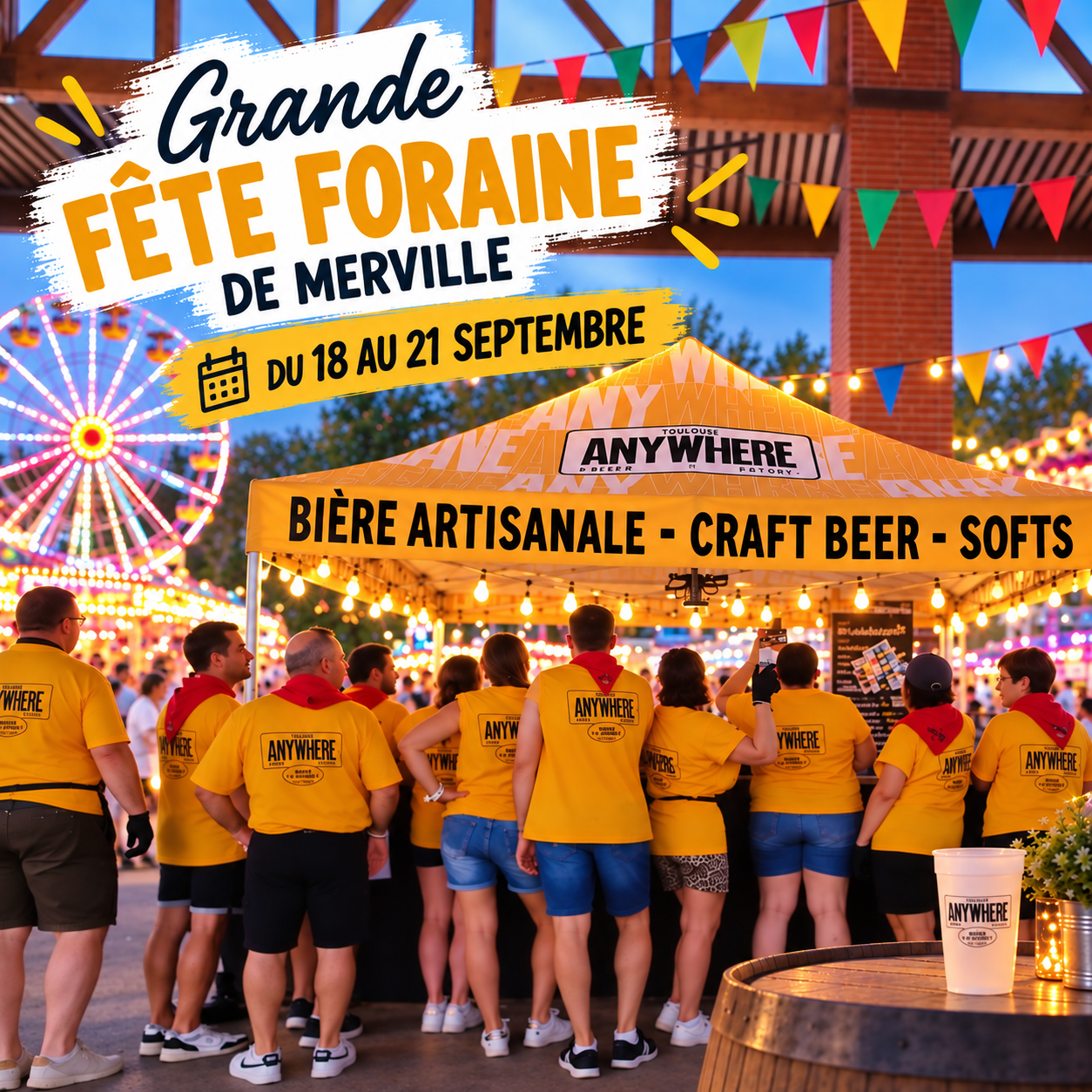 🎡🍻 Fête foraine de Merville 🎡