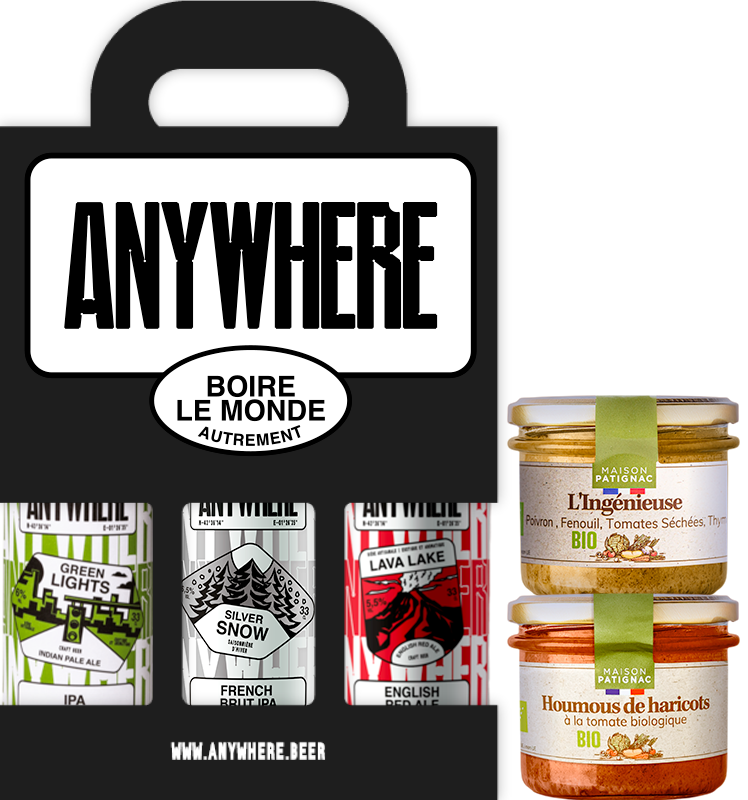 Bière - COFFRET 5X33CL GOURMAND SALÉ - PÂTÉS VÉGÉTARIENS -