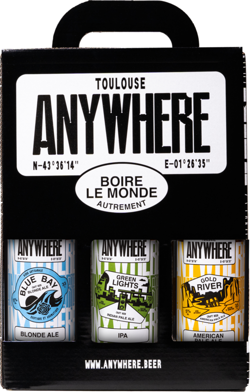 Bière - Coffret 6X33CL : Blue Bay, Green Lights, Gold River, White Cliff, Lava Lake, Sunset Ferry -