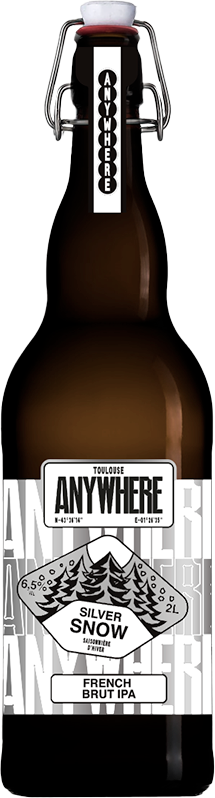 Bière - MAGNUM 2L - SILVER SNOW - FRENCH BRUT IPA 6,5% - 